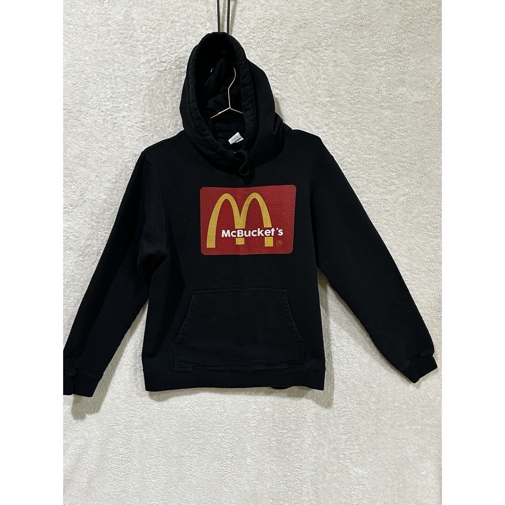 McBuckets Hoodie Black Size Medium Basketball McDonald's